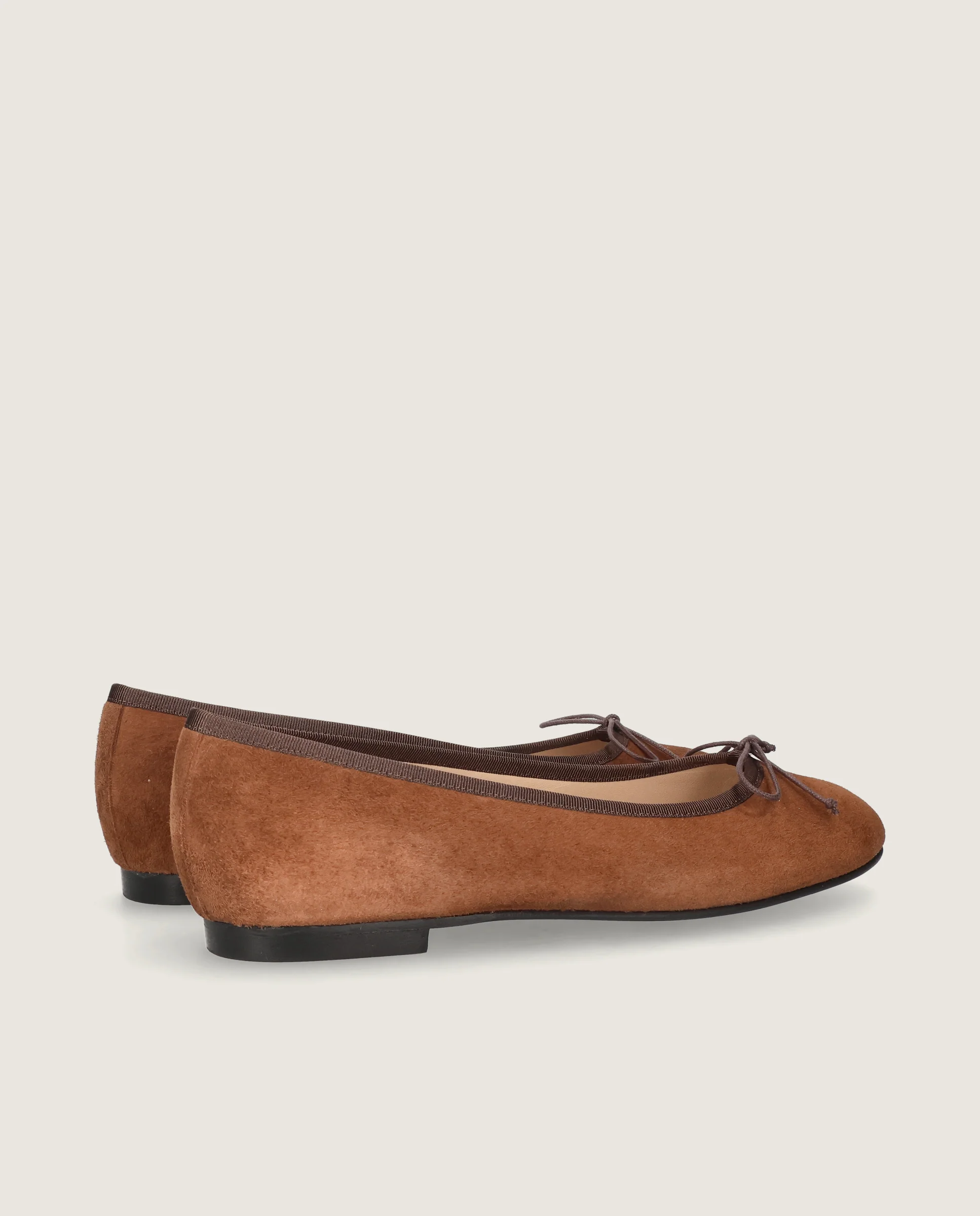 Bailarinas Audrey Marrones Ante - Image 4