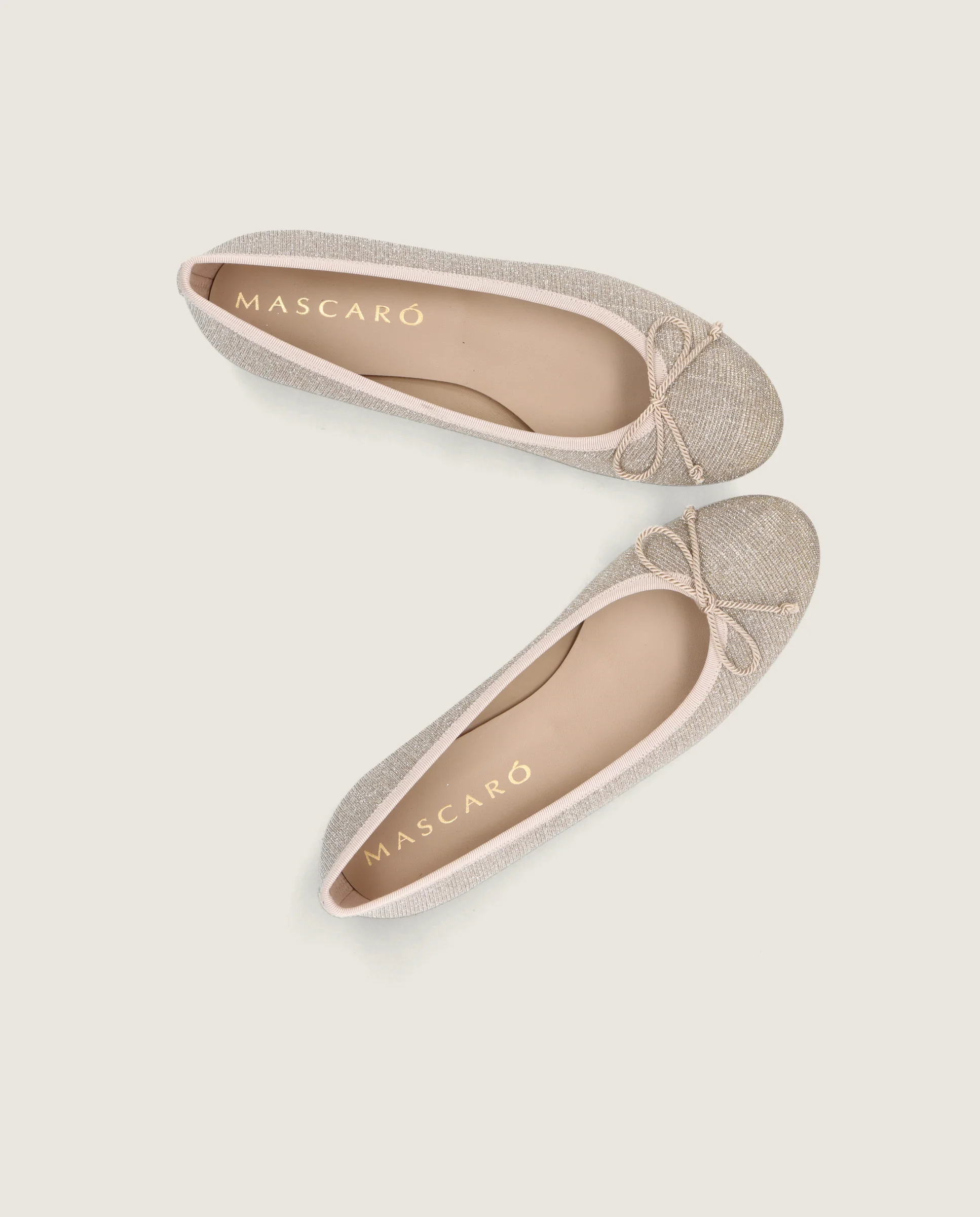 Bailarinas Audrey Plateados Tejidos - Image 4