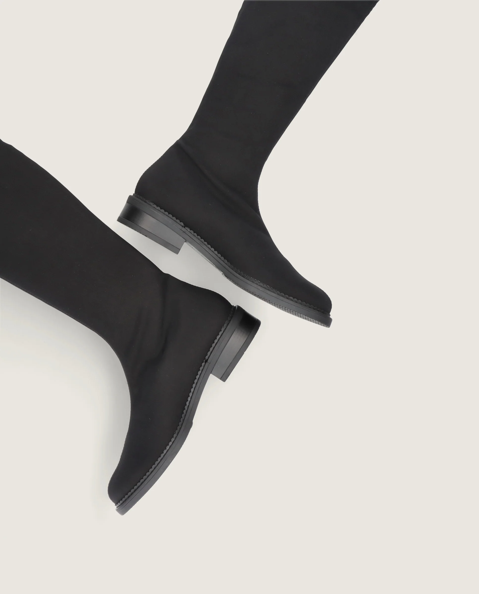 Botas Napoli Negros Tejidos - Image 4