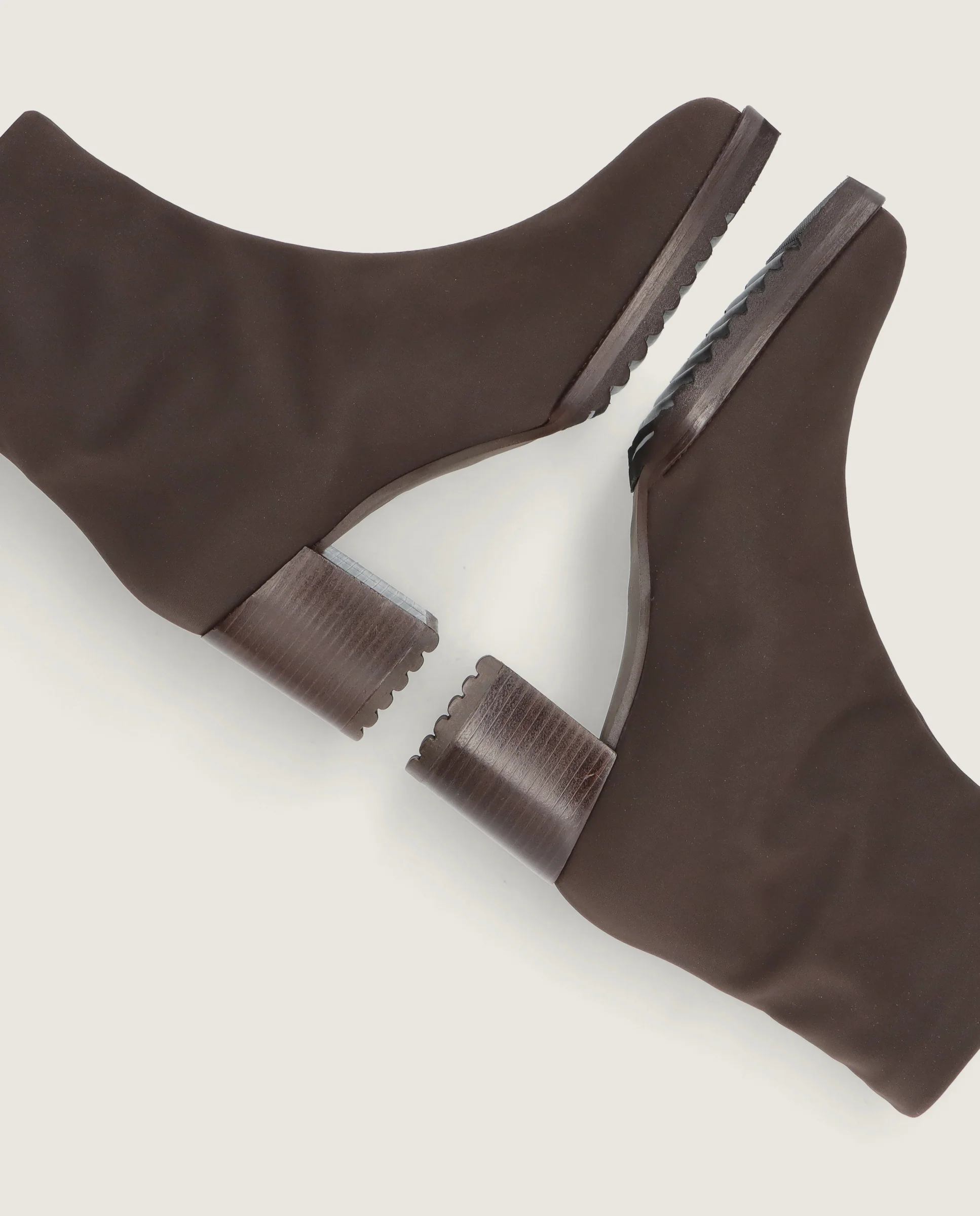 Botines Cindy Marrones Tejidos - Image 4