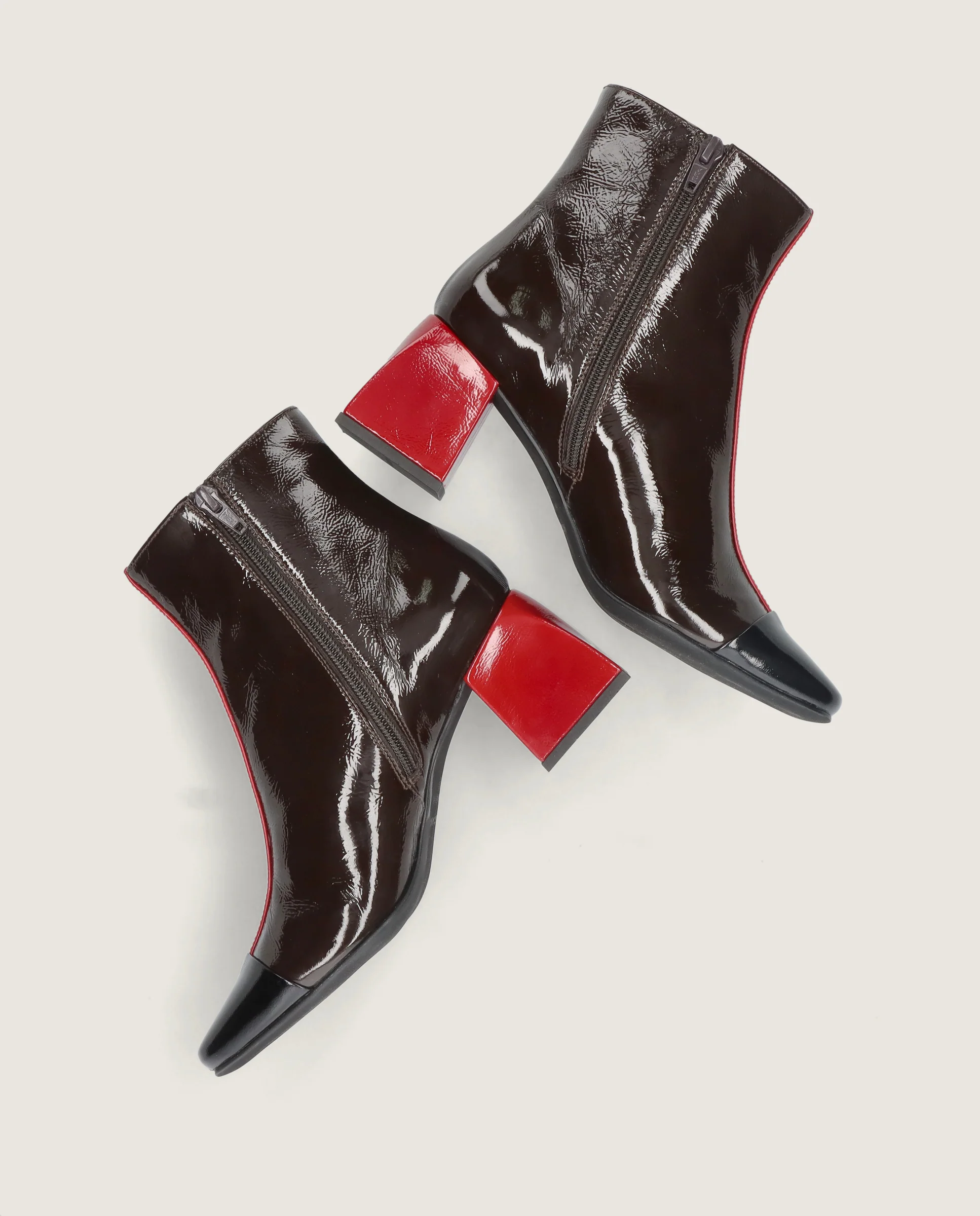 Botines Freja Marrones Charol - Image 4