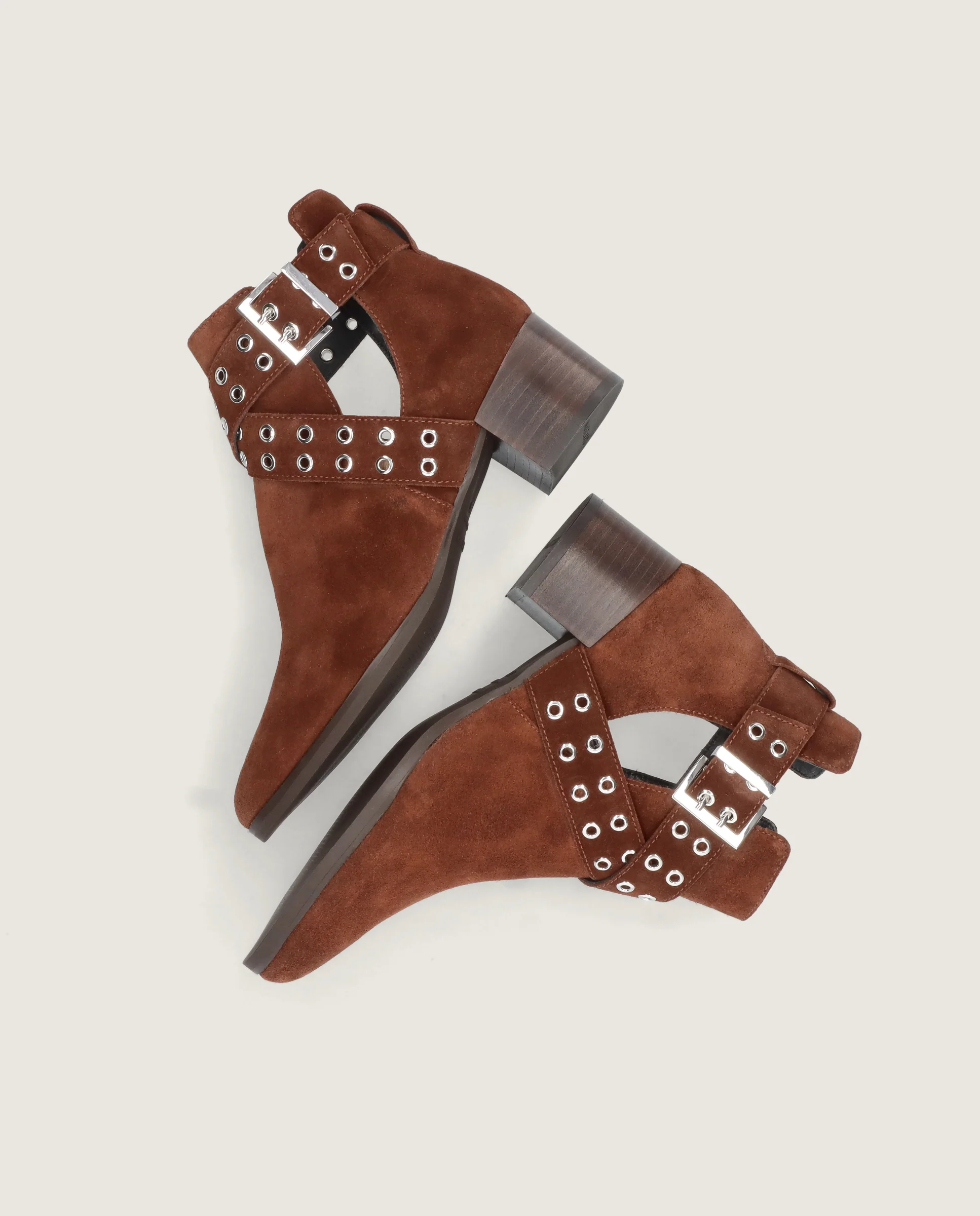 Botines Sharon Marrones Ante - Image 4