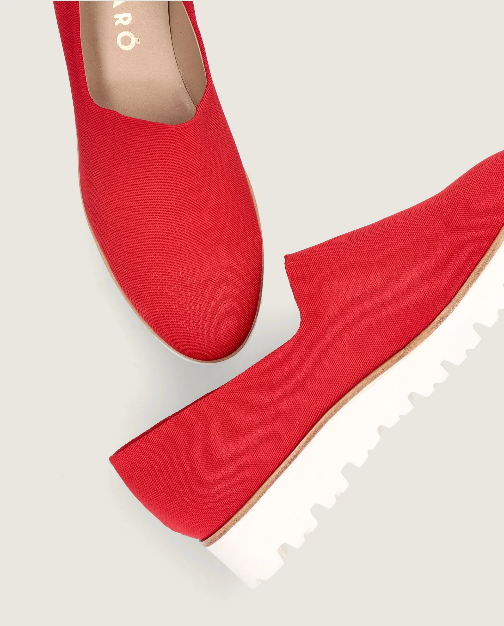 Loafers Charlize Rojos Tejidos - Image 4