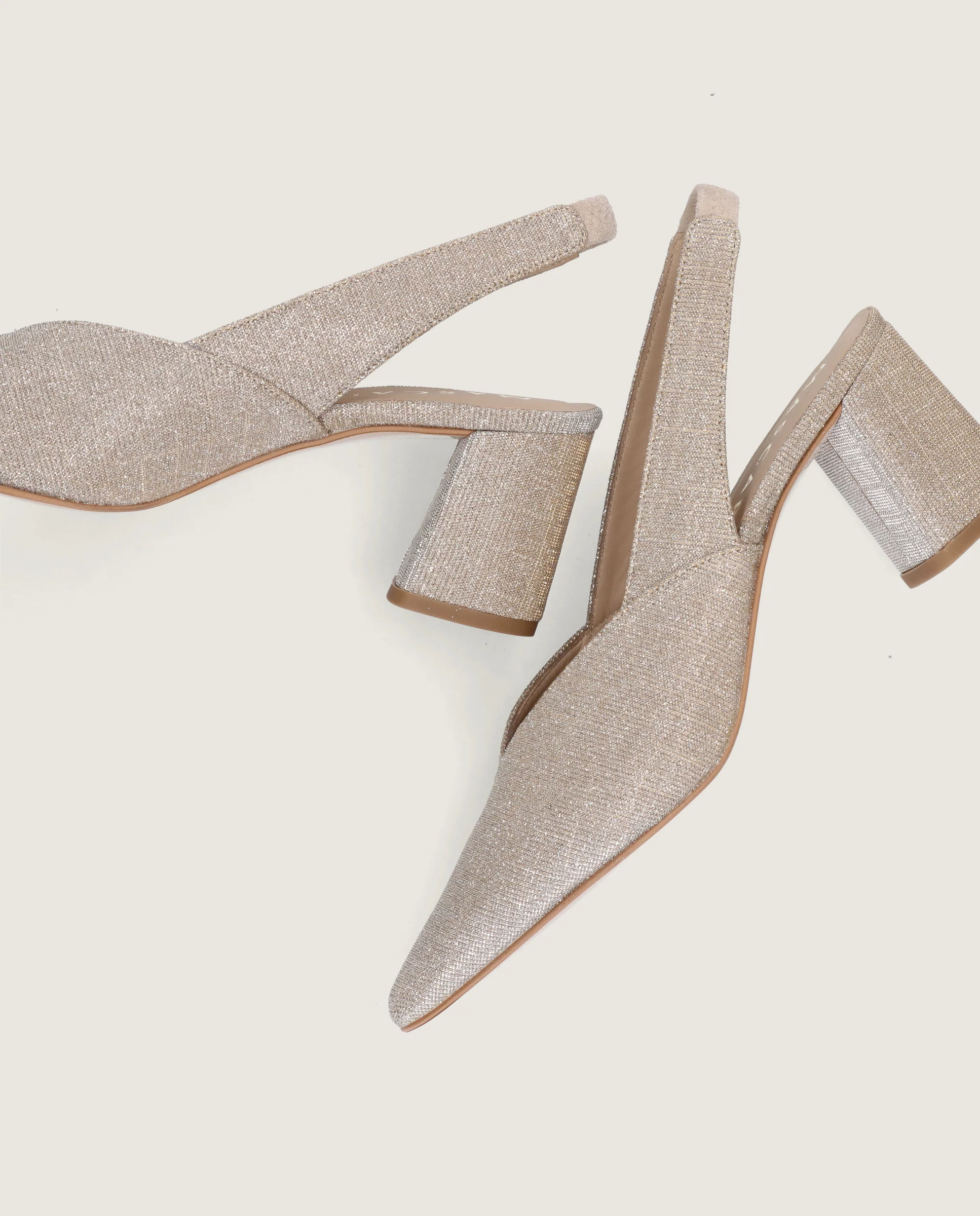 Salon Phoebe Plateados Tejidos metalizados - Image 4