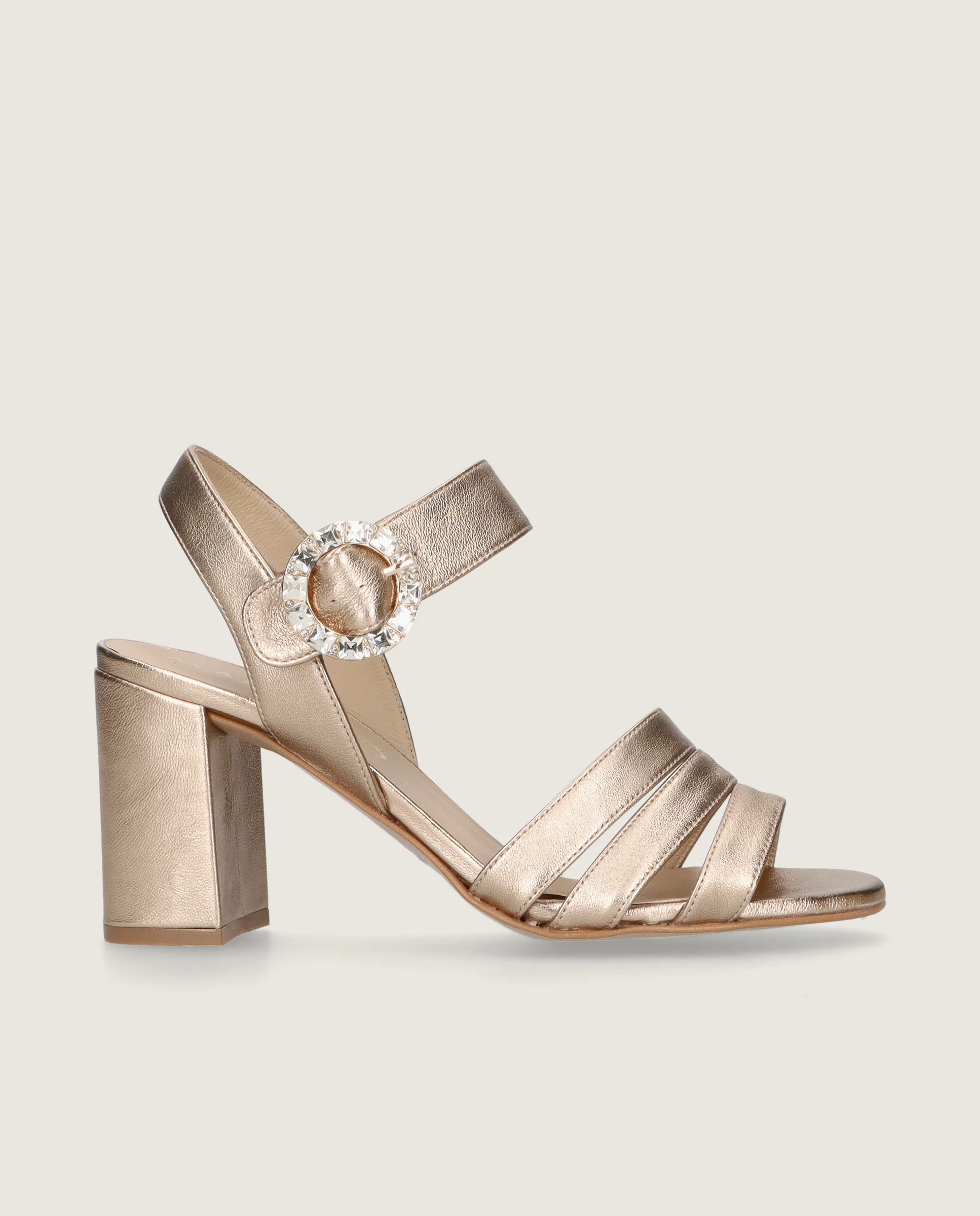 Sandalias Ruth Dorados Piel - Image 3